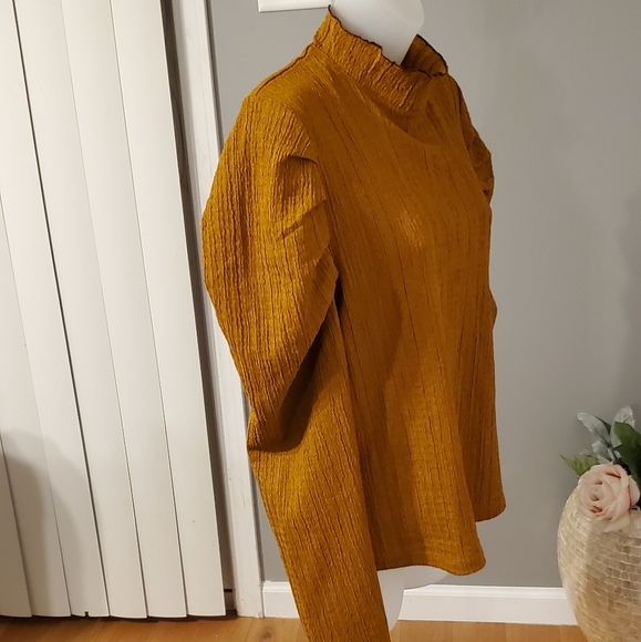 Free People puffed sleeve top size XL - Picture 3 of 4